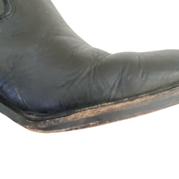 DONALD PLINER Classic Black Riding Full Length Pebble Leather Boots  SZ 7.5 - Picture 7 of 16